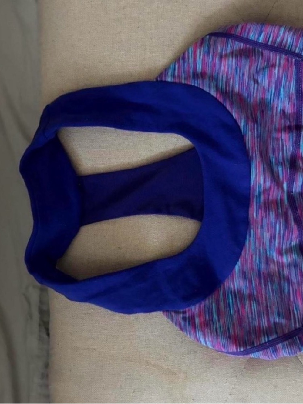 Women’s Blue & Pink Space-Dye Racerback Tank Top Lululemon